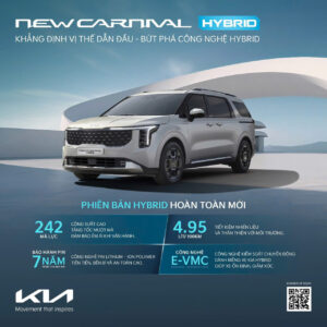 new carnival HEV KIA NEW CARNIVAL HYBRID bầu trời công nghệ 7 chỗ, 8 chỗ của đại gia đình và doanh nghiệp
